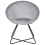 Beliani Dining Chair FLOBY II Velvet Light Grey 4