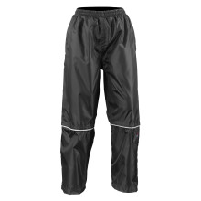 (XXL, Black) Result Unisex Adult Pro Coach Waterproof Trousers