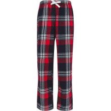 (13 Years, Red/Navy) SF Minni Childrens/Kids Tartan Lounge Pants