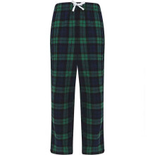 (7-8 Years, Navy/Green) SF Minni Childrens/Kids Tartan Lounge Pants
