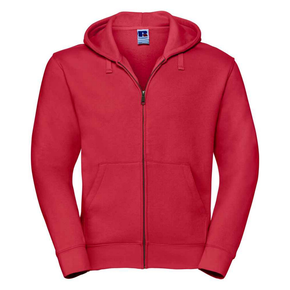 Russell (Xl, Classic Red) Mens Authentic Hooded Sweatshirt