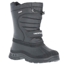 (13 Child UK, Black) Trespass Kids Unisex Dodo Water Resistant Snow Boots
