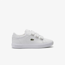 (13 UK Child, White) Lacoste Childrens/Kids Powercourt Trainers