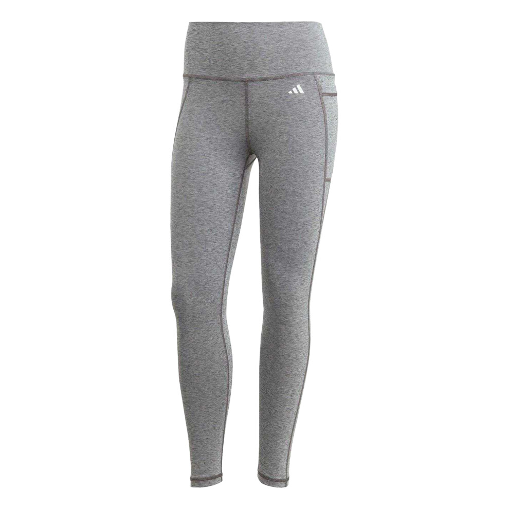 Adidas (10 Uk R, Grey) Womens/Ladies Cotton 7/8 Leggings