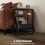 Homcom HOMCOM Narrow Side Table, End Table with 3-Tier Storage for Living Room 8