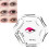 6 In 1 Eyeliner Stencil Eye Shadow Guide Quick Makeup Beauty Tool Convenient 6