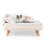 Hundesofa med avtakbar pute, treben 4