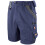 (3XL, Navy/Black) Result Workguard Unisex Technical Work Shorts 1