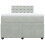 VidaXL vidaXL Boxspringbett mit Matratze Hellgrau 120x200 cm Samt 6