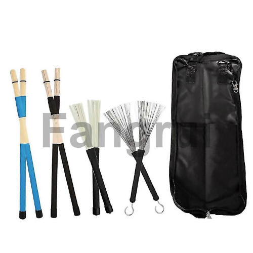 Für einziehbare Drum-Besen mit Drumstick-Tasche 1
