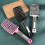 3er-Pack Haarbürste, belüftete, gebogene Bürste für Haarstyling 5