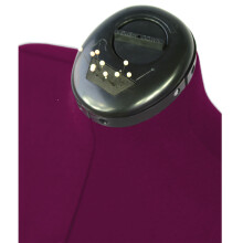 (Large (UK 18-24)) Adjustable Dressmakers Dummy, 8 Part, Plain Wine, Available in 3 Sizes