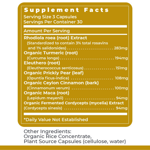 Premier Research Labs Premier Research Labs Adaptogen-R3 90 Veg Capsules 1