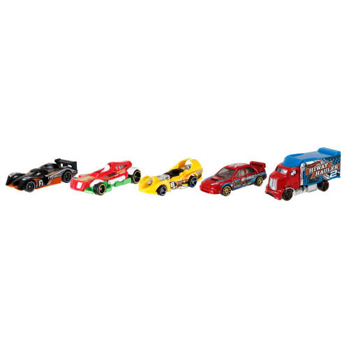 Pacote De 5 Carros Básicos Hot Wheels 1