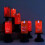 Halloween-Kürbis-LED-Kerzen-Set (flammenlos) 4