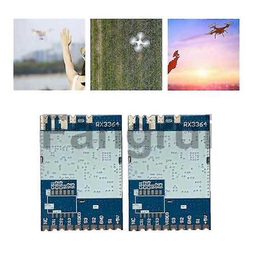 Für 2 Stück 33g FPV VTX Modul RX3364 Funkmodul 2