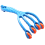 2X Μασάζ Blue4Finger με κυλιόμενο πλαστικό μασάζ σώματος για ανακούφιση από την κόπωση 7