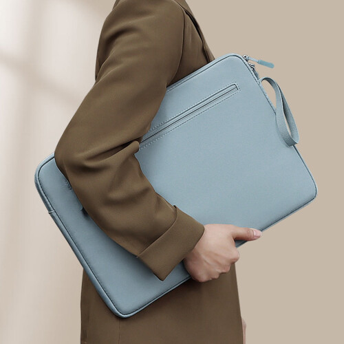 Bolsa para laptop e tablet Txmfgh de 14 a 15,4 polegadas - Estojo para computador resistente a impactos e à prova d'água com armazenamento de 1