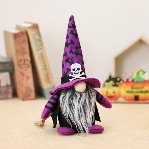 Διακοσμήσεις για το σπίτι με νάνοι για το Halloween, βελούδινα δώρα για γυναίκες, 1