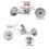 Supporto universale per mini proiettore a 360 da soffitto e parete. 6