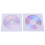 Θήκες CD DVD, Θήκη για χάρτινους φακέλους DVD CD με διάφανο κλείσιμο παραθύρου, λευκή, 5