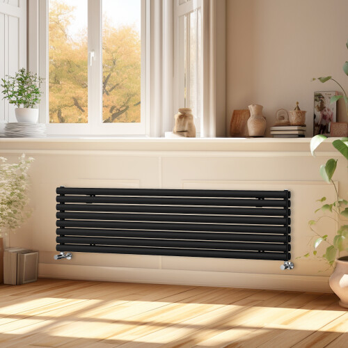 (1800x472mm) Right Radiators Horizontal Vertical Oval Column Designer Radiator Double Panel Rads