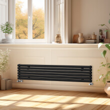 (1800x354mm) Right Radiators Horizontal Vertical Oval Column Designer Radiator Double Panel Rads