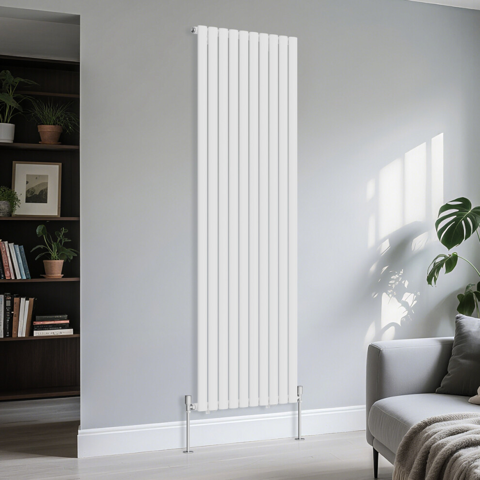 (1800X590mm) Right Radiators Vertical Single Oval Column Designer Radiator 5063123979405