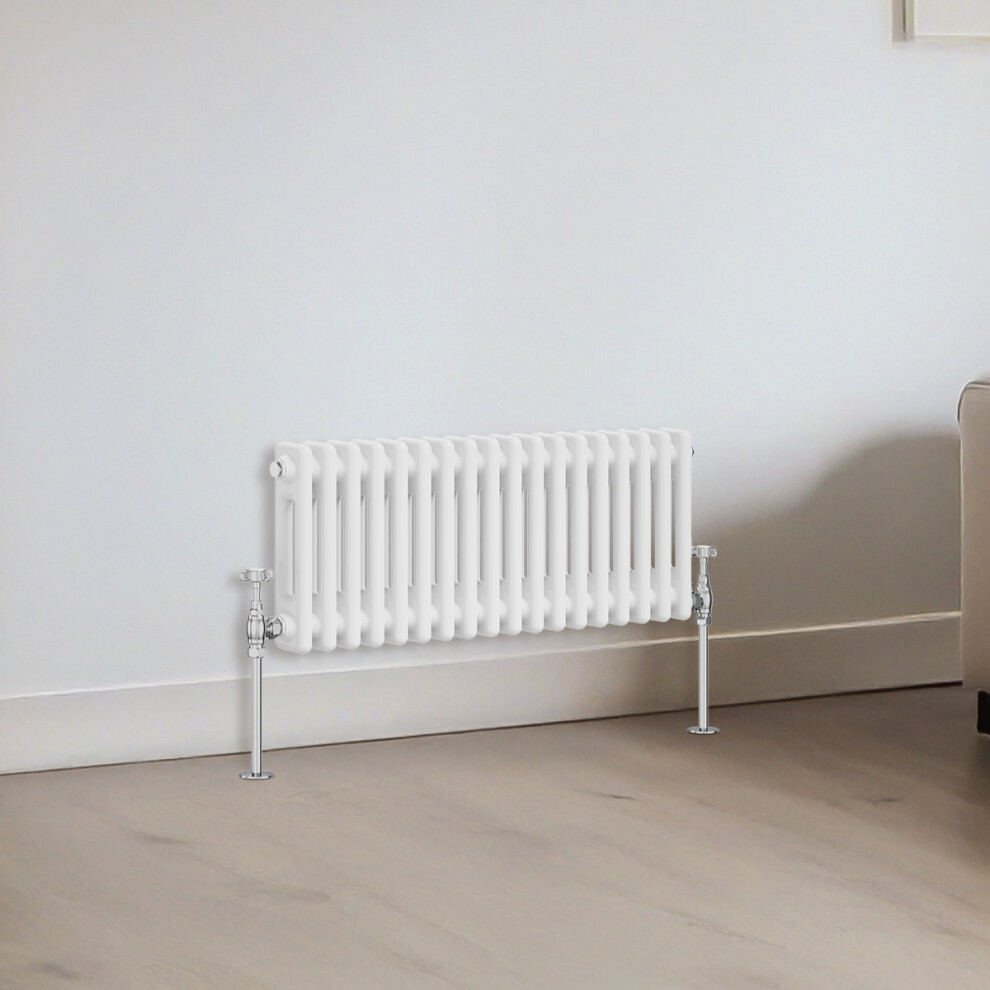 (300X830mm) Right Radiators Horizontal Traditional 2 Column Cast Iron Style Radiator 5063123980845