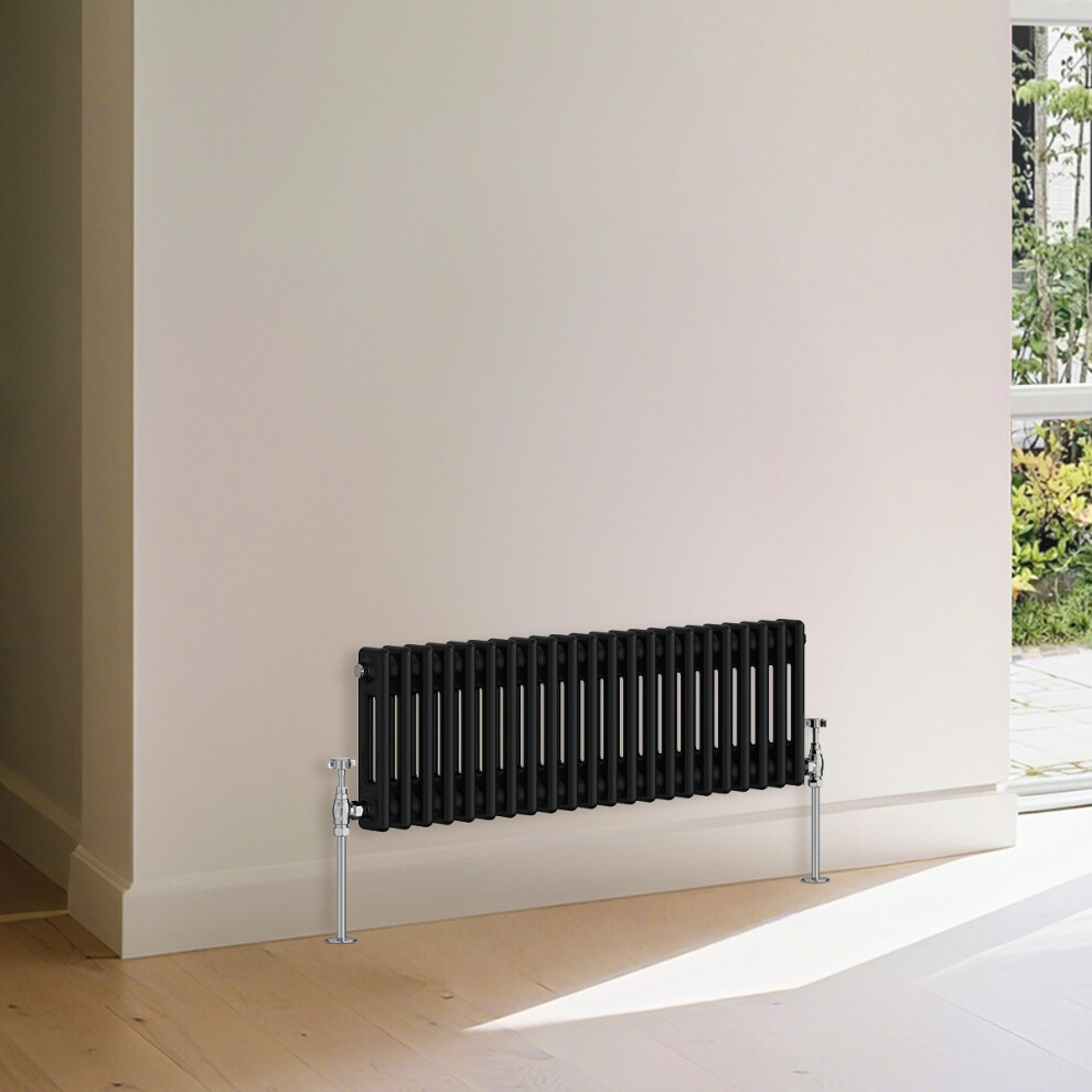 (300X1010mm) Right Radiators Horizontal Traditional 2 Column Cast Iron Style Radiator 5063123981514