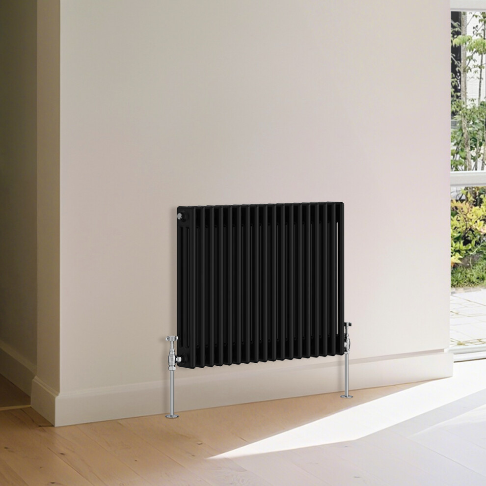 (600X832mm) Right Radiators Vertical Traditional 3 Column Cast Iron Style Radiator 5063123981781