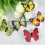 WinysinMultifunctional12pcs3D αυτοκόλλητο πεταλούδας που λάμπει στο σκοτάδι διακοσμητικά 6