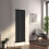 Right Radiators 1600x680 mm Vertical Single Flat Panel Designer Radiator Black 1