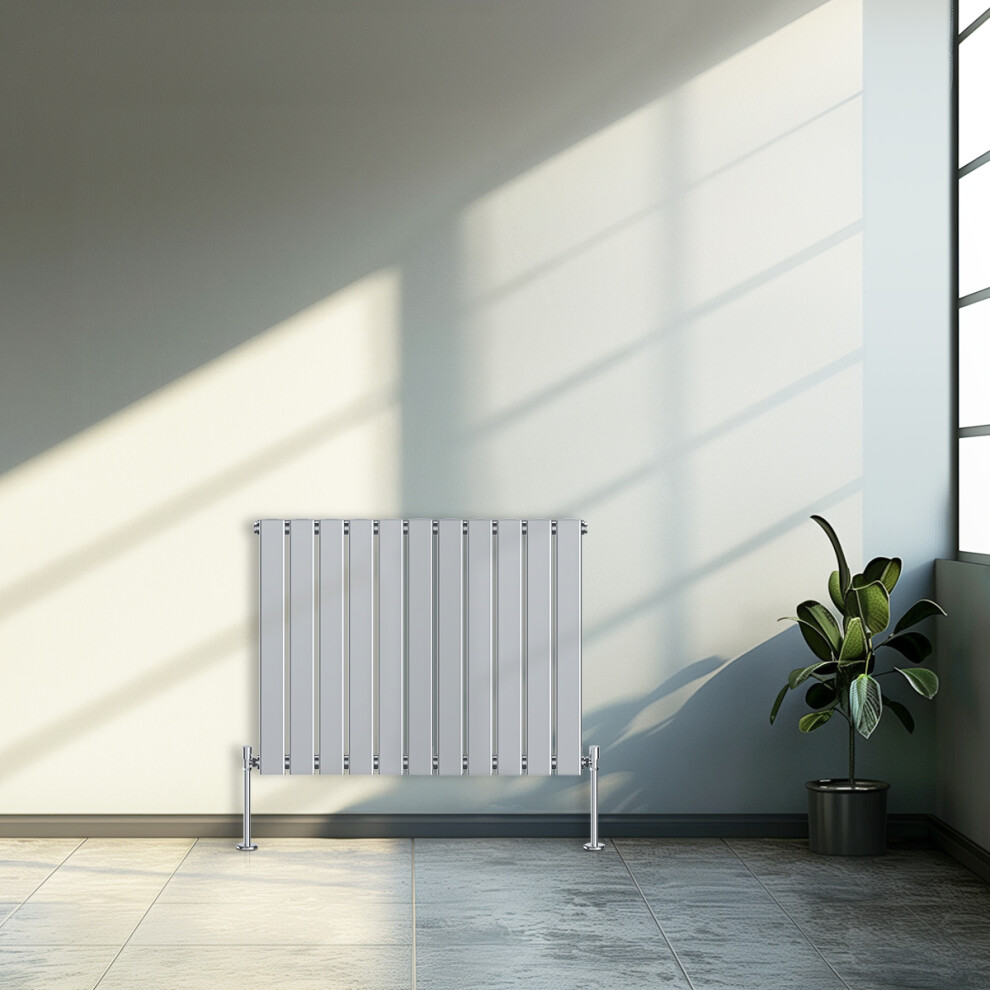 Right Radiators 600X748 Mm Horizontal Single Flat Panel Designer Radiator Chrome 5063123409629