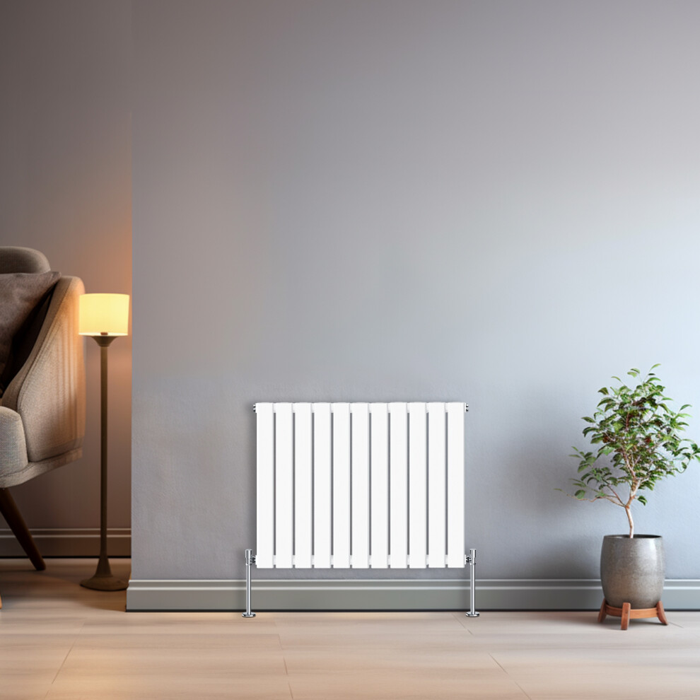 Right Radiators 600X748 Mm Horizontal Single Flat Panel Designer Radiator White 5063123409612