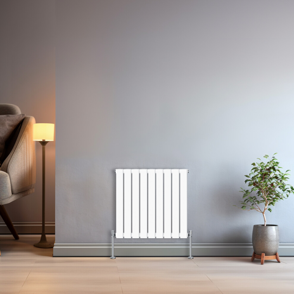 Right Radiators 600X612 Mm Horizontal Single Flat Panel Designer Radiator White 5063123409575