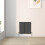 Right Radiators 600x590mm Horizontal Single Oval Column Designer Radiator Black 1