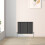 Right Radiators 600x767mm Horizontal Double Oval Column Designer Radiator Black 1