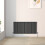 Right Radiators 600x1180mm Horizontal Double Oval Column Designer Radiator Black 1