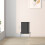Right Radiators 600x413mm Horizontal Single Oval Column Designer Radiator Black 1