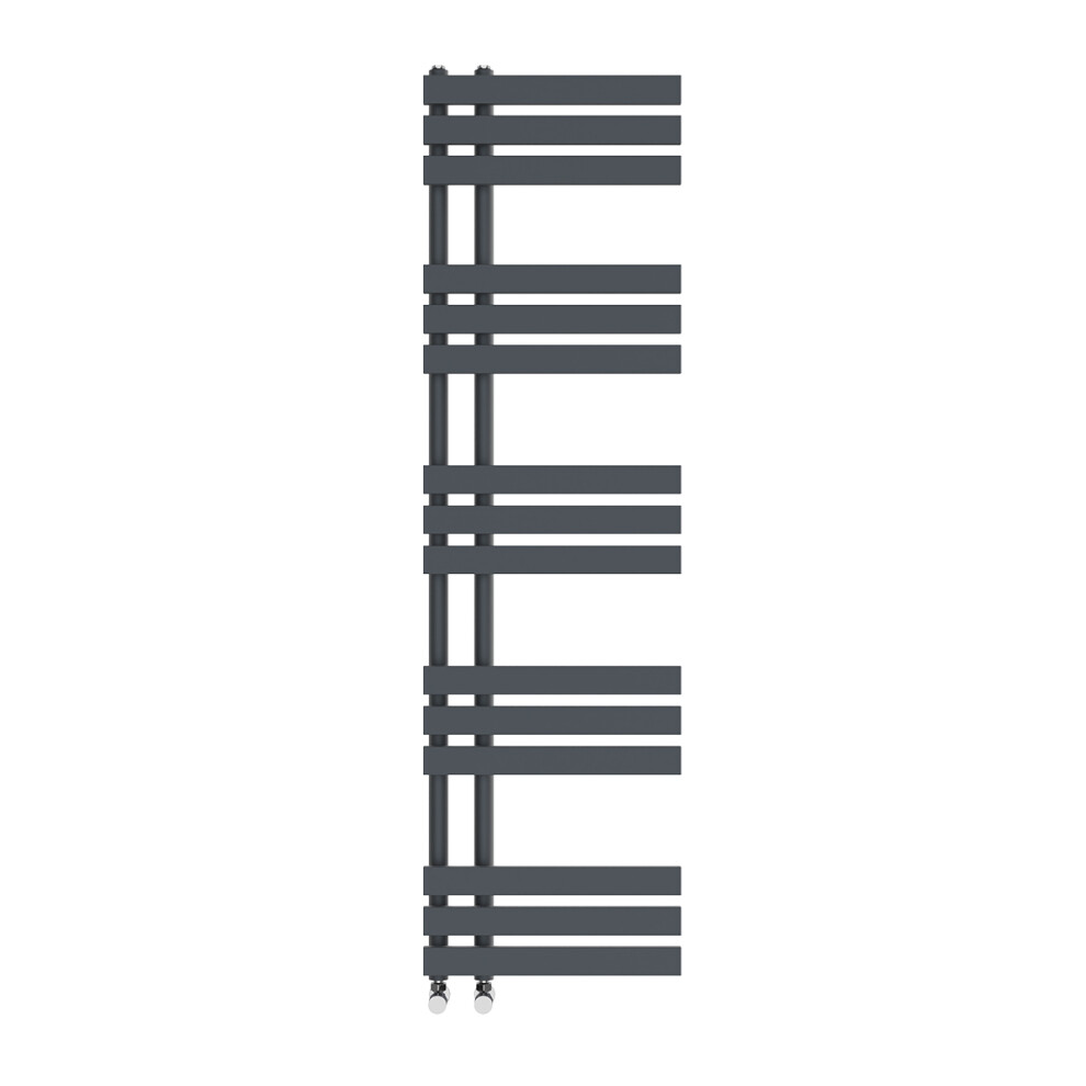 Right Radiators 1600X450 Mm Designer D Shape Heated Towel Rail Radiator Bathroom Ladder Warmer Sand Grey 5063123424424