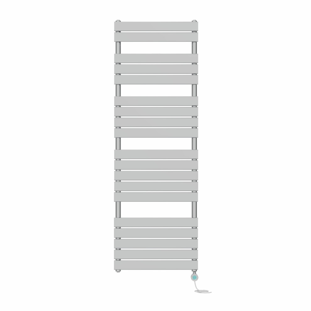 Right Radiators Prefilled Thermostatic Wifi Electric Heated Towel Rail Flat Panel Bathroom Ladder Warmer - Chrome 1800X600 Mm 5063123447034