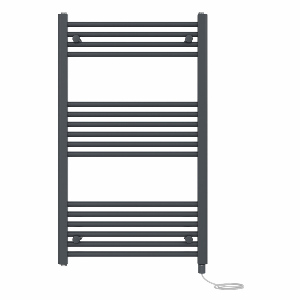 Right Radiators Prefilled Electric Straight Heated Towel Rail Bathroom Ladder Warmer Rads - Anthracite 1000X600 Mm 5063123442091