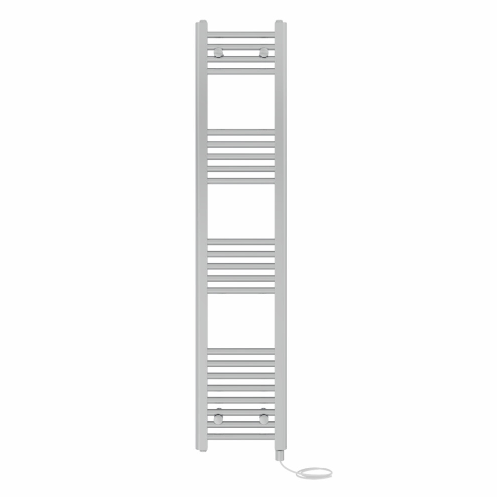 Right Radiators Prefilled Electric Straight Heated Towel Rail Bathroom Ladder Warmer Rads - Chrome 1400X300 Mm 5063123442275