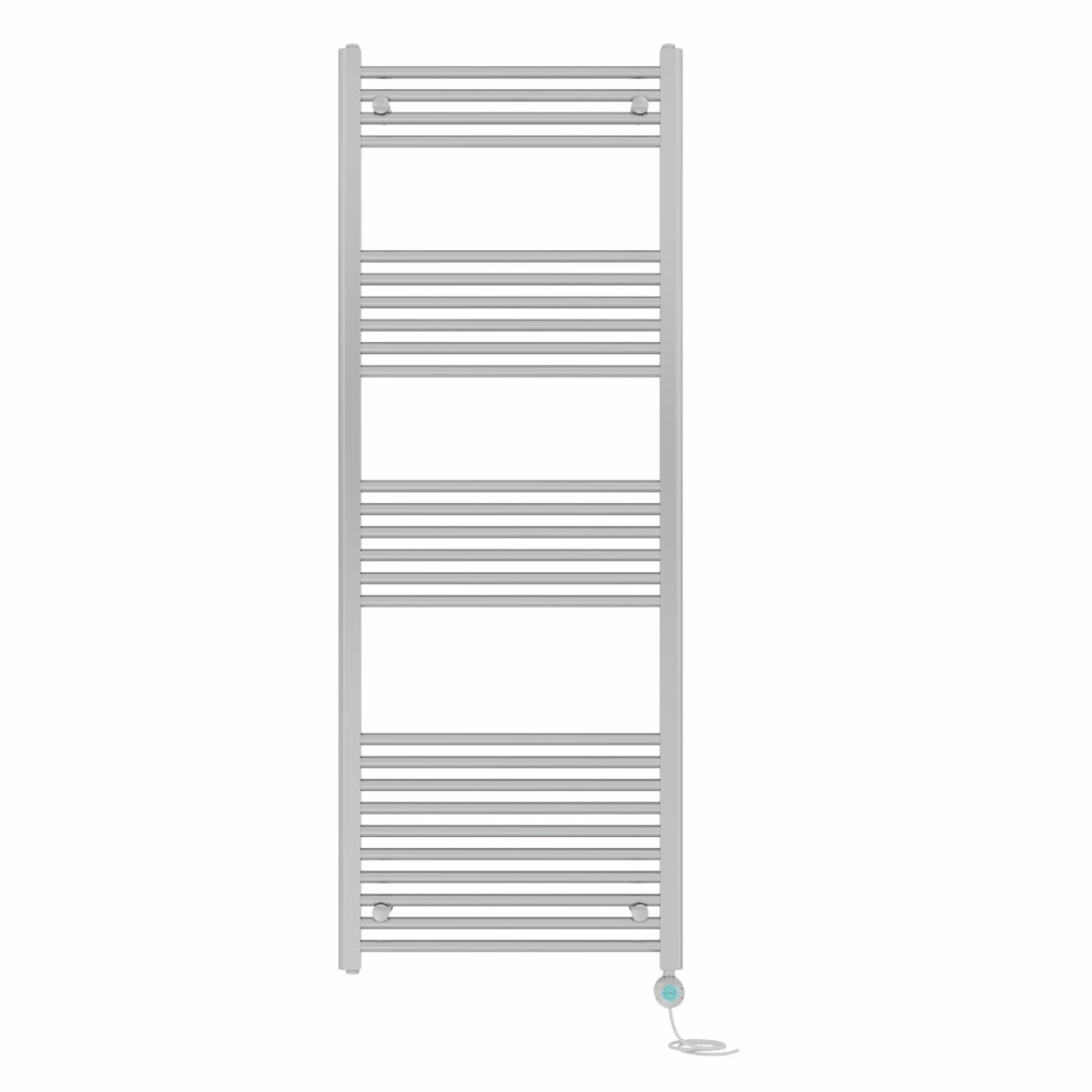 Right Radiators Prefilled Thermostatic Wifi Electric Heated Towel Rail Straight Bathroom Ladder Warmer - Chrome 1600X600 Mm 5063123447997