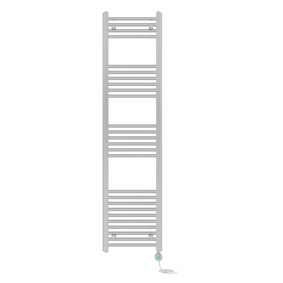 Right Radiators Prefilled Thermostatic Electric Heated Towel Rail Straight Bathroom Ladder Warmer - Chrome 1600X400 Mm 5063123445191