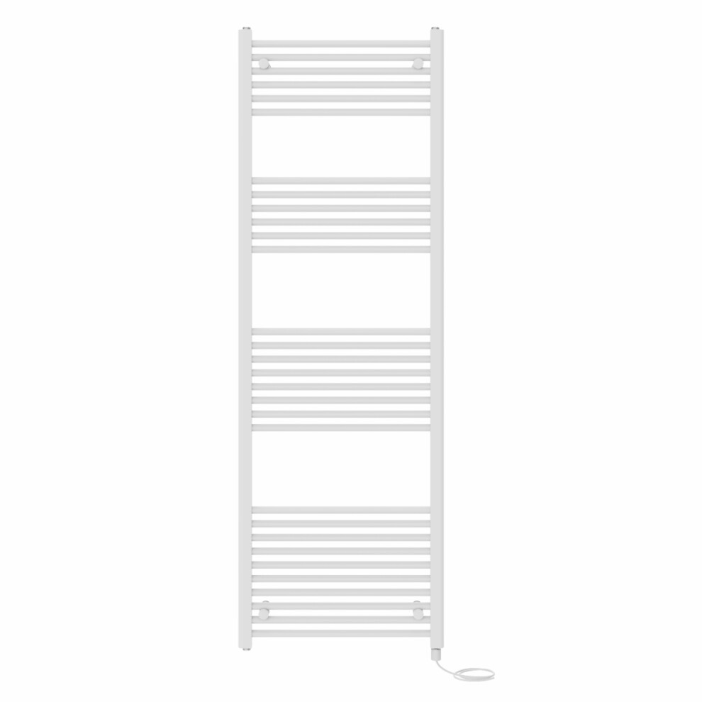 Right Radiators Prefilled Electric Straight Heated Towel Rail Bathroom Ladder Warmer Rads - White 1800X600 Mm 5063123442725