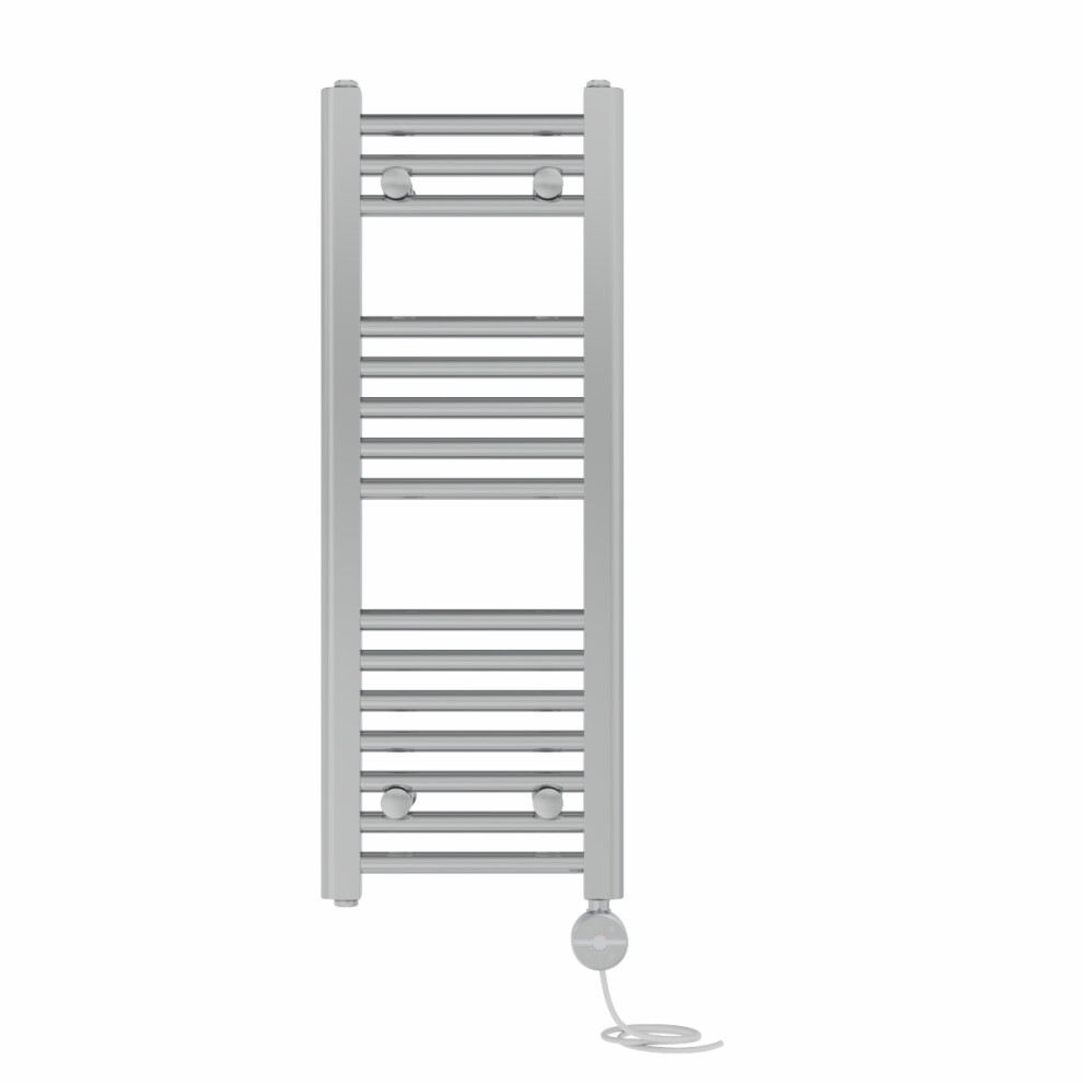 Right Radiators Prefilled Thermostatic Electric Heated Towel Rail Straight Ladder Warmer Rads - Chrome 800X300 Mm 5063123449953