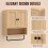 Homcom HOMCOM Bathroom Cabinet with 2 Doors and Adjustable Shelf, Oak 7