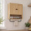 Homcom HOMCOM Bathroom Cabinet with 2 Doors and Adjustable Shelf, Oak 8